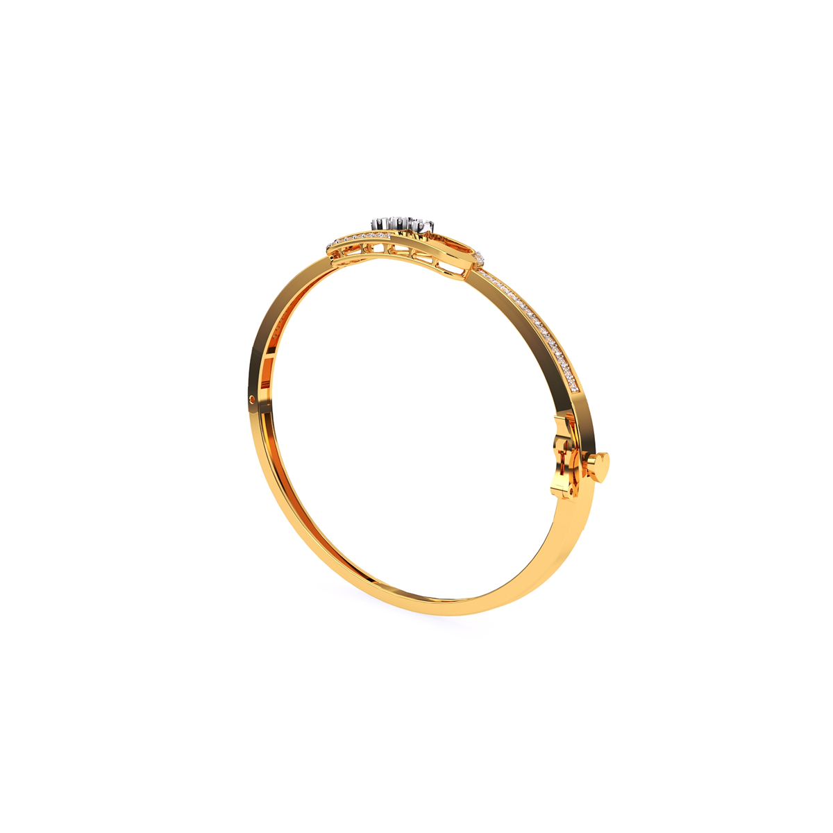 Gorgeous Half Eternity Diamond Bracelet